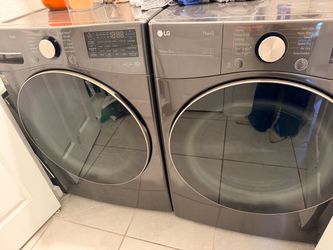 LG ThinQ Washer and Dryer Set