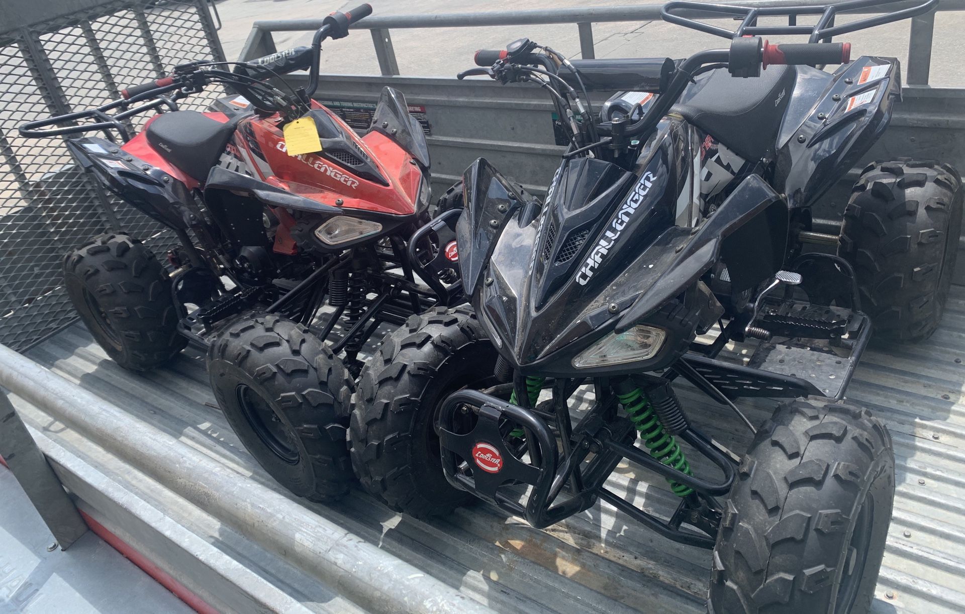 125 c four wheeler red1 sold black 1