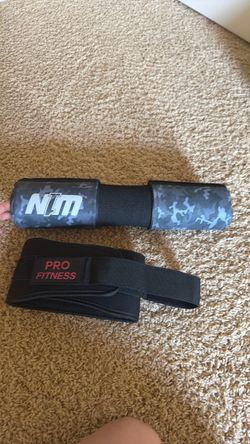 Weight Lifting Belt + Squat Barbell Pad