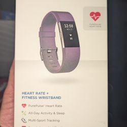 NEW Fitbit Charge 2 Fitness Activity Tracker- Purple (S)