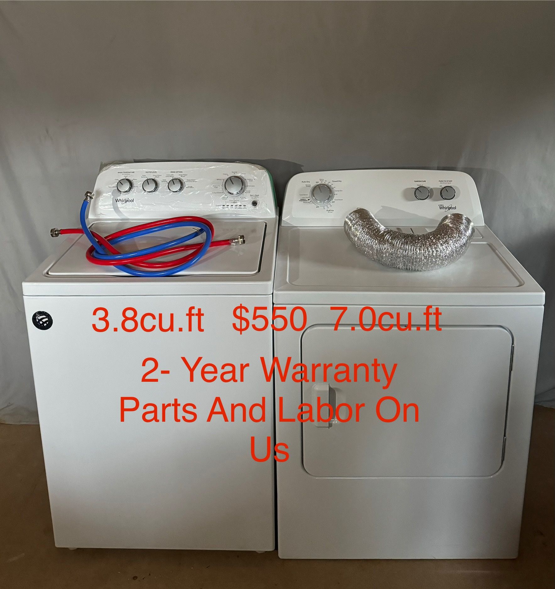 Washer And Dryer Whirlpool
