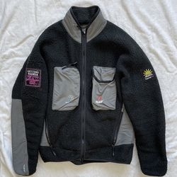 Palace X Polartec Getting Higher Fleece Black Sz M 100 % Authentic