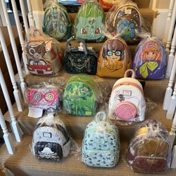 All NWT Loungefly Bags And Danielle Nicole Disney Collab Bags. NWT