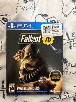 Fallout 76 for the ps4