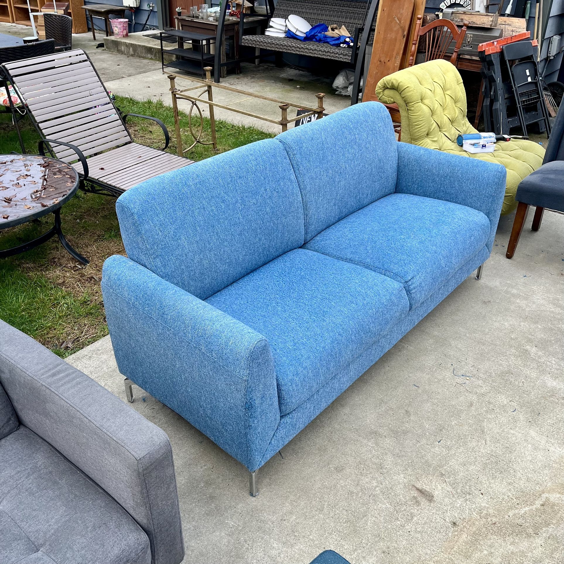 Beautiful Blue Sofa