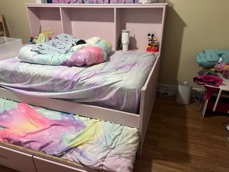 Customized kids twin bed and dresser