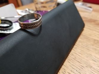 Sterling Silver Size 10 Mens Band
