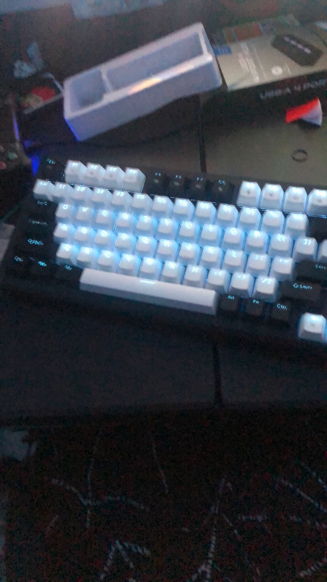 black and white keyboard