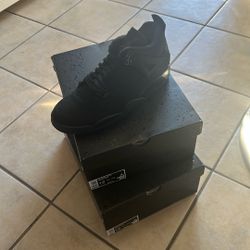 Jordan Retro 4 Black Cats Size 12