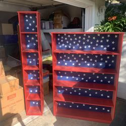 Patriotic Bookcase