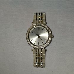 Michael Kors Women's Watch Gold Crystal Bezel