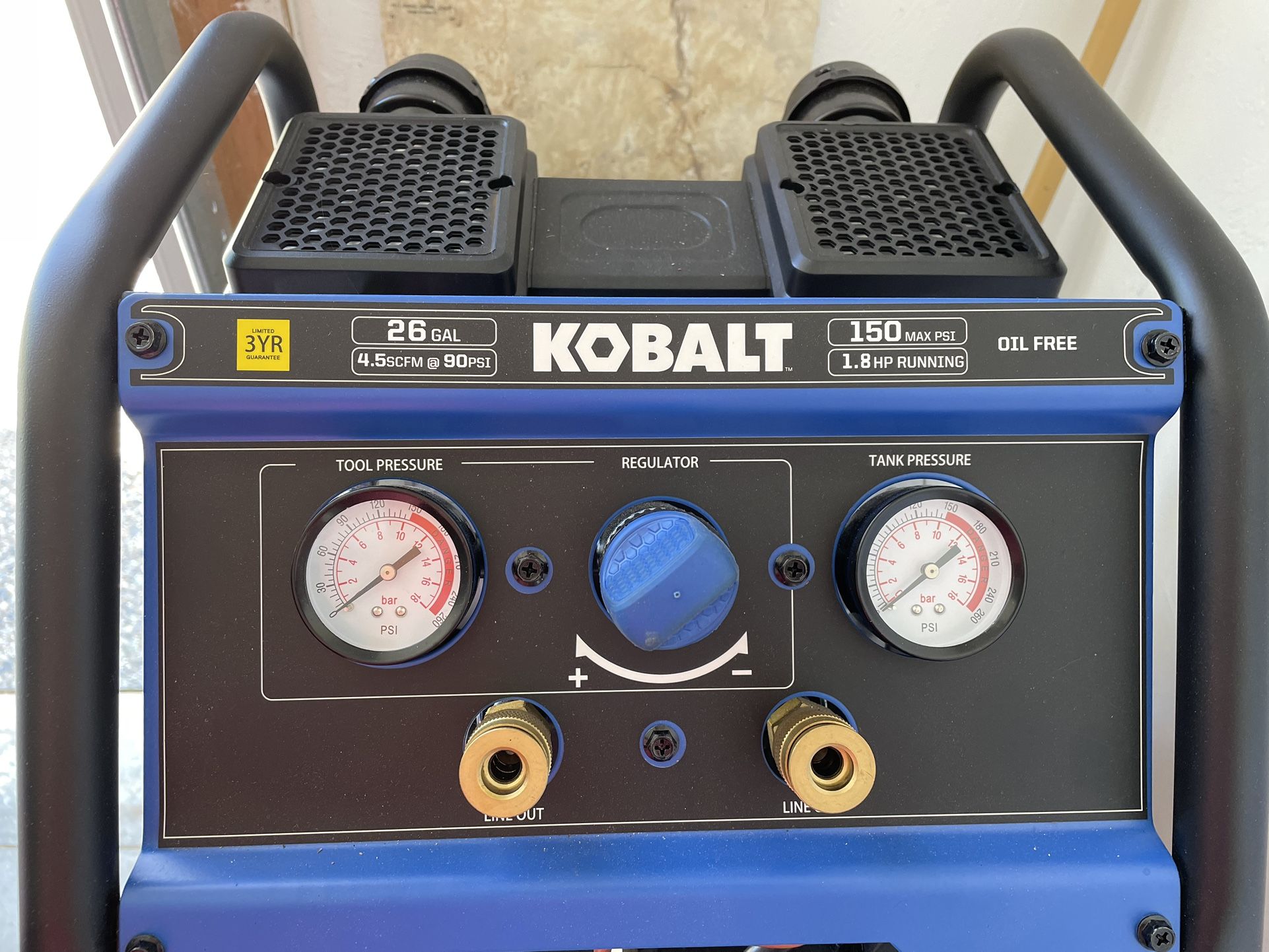 Kobalt 26gal Compressor 