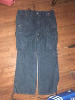 Navy size 34 cargo pants