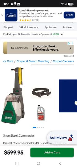 Bissell commercial carpet cleaner