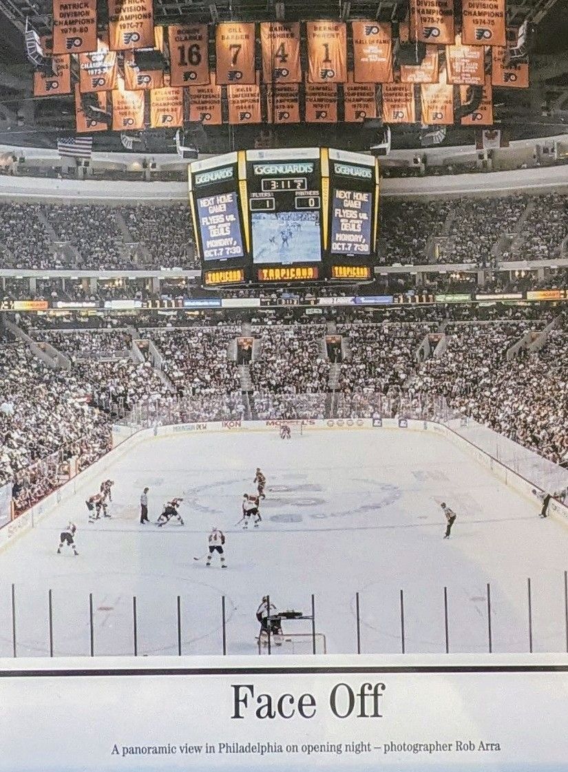 Face Off Opening Night Phillidelphia Flyers 
