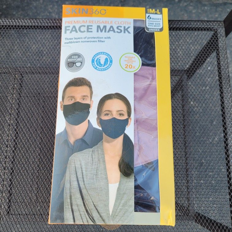 Face Mask New 6pcs 