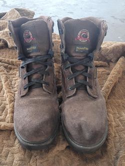 brahma steel toe work boots