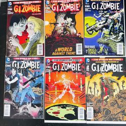 Lot Of 6 GI Zombie Comic Books 