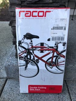 Racor double folding bike rack