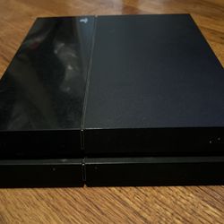 PS4 With 2 Controllers, Chargers, HDMI, Power Plug, Headset, Rd2, And Walking Dead Game Series 