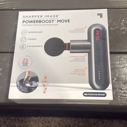 Sharper Image Powerboost Move Massage Gun