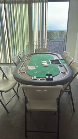 Poker table
