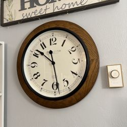 Brown Wall Clock