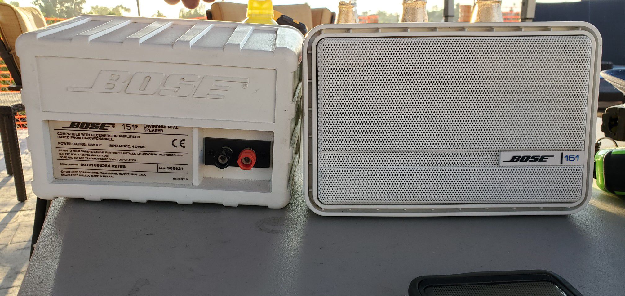 Bose 151 outdoor speakers