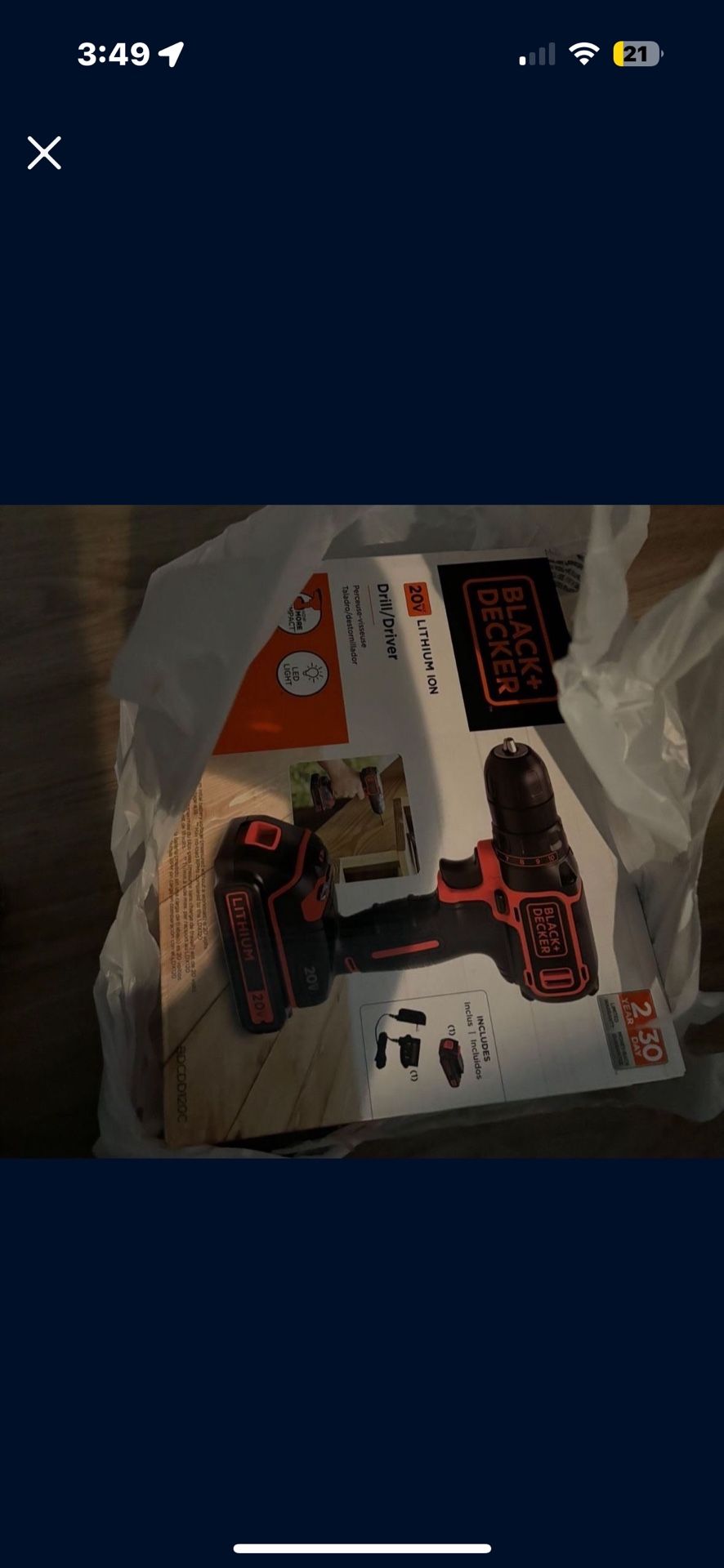New black And Decker Drill