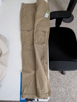 Men's Beige Cargo Pants with Tags