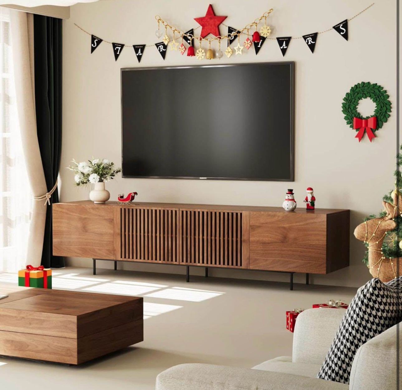 Mid - Century Modern TV Stand Media Console