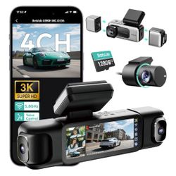BOTSLAB 3K 4 Channel Dash Cam