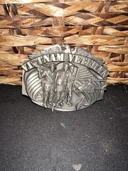 Vietnam Veteran Belt Buckle