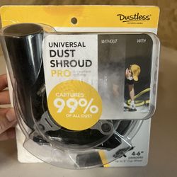 5 in. Universal Dust Shroud Pro Power Tool Accessory for 4-6 inch Angle Grinders. New