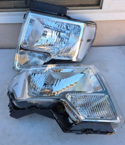 09-14 Ford F150 Headlights Luces Micas Calaveras Faros Faroles Focos Headlamps