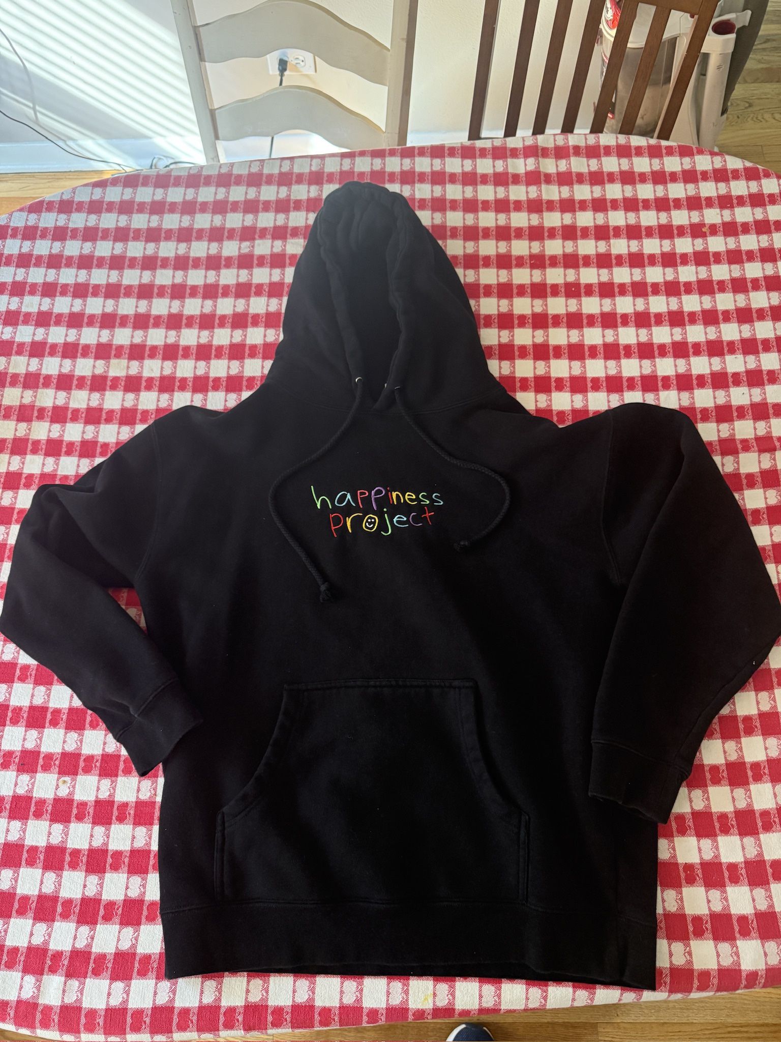 Happiness Project Sweatshirt- Black - Large