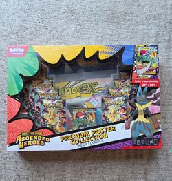 Ascended Heroes Premium Poster Collection Mega Lucario