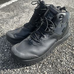 Under Armour Men's Micro G Valsetz Mid Leather Waterproof Tactical Boots.  