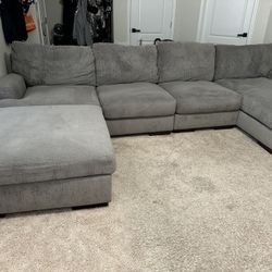Sectional Couch With Chaise And Ottoman