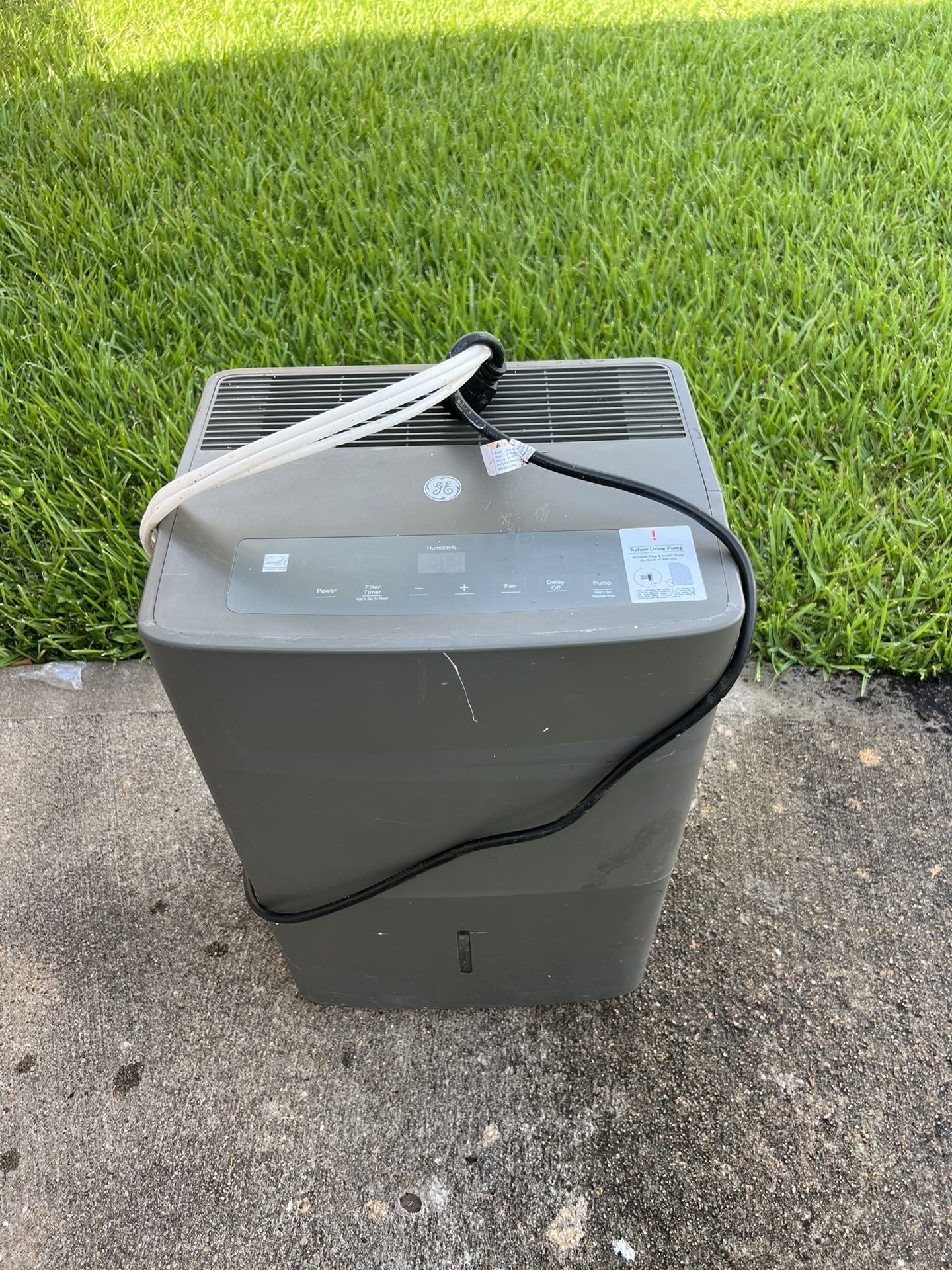 GE® ENERGY STAR® 50 Pint Portable Dehumidifier