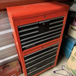 Toolbox Craftsman With Tools