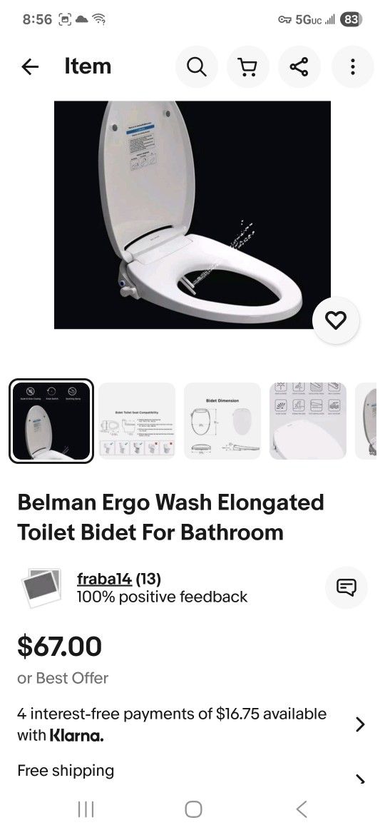 Bellman Bidet