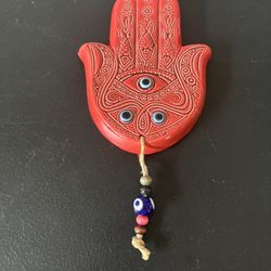 Ceramic Hamsa Wall Hanging