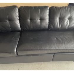 Couch With Ottoman 
