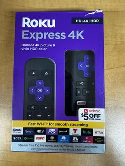Roku Express 4K Streaming Player - Complete in Box (Like New)