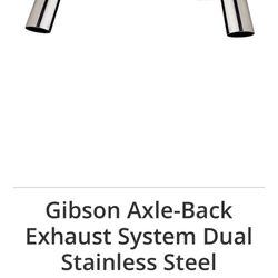 Gibson Axel Back Exhaust