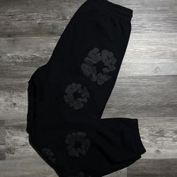 Denim sweats (cuffed)