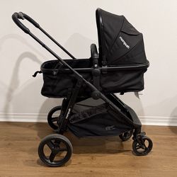 Mom push Stroller