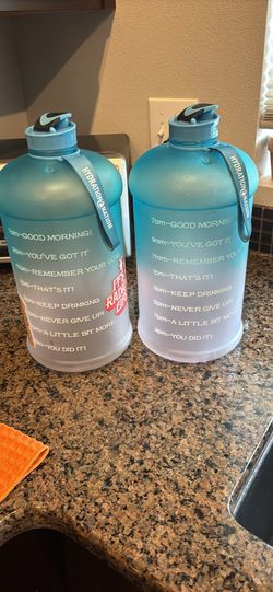 1 Gallon Marker Water Bottles