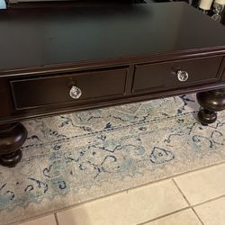 table for the living room